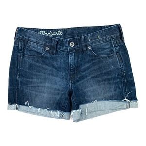 Madewell Dark Wash Denim Shorts sz 25